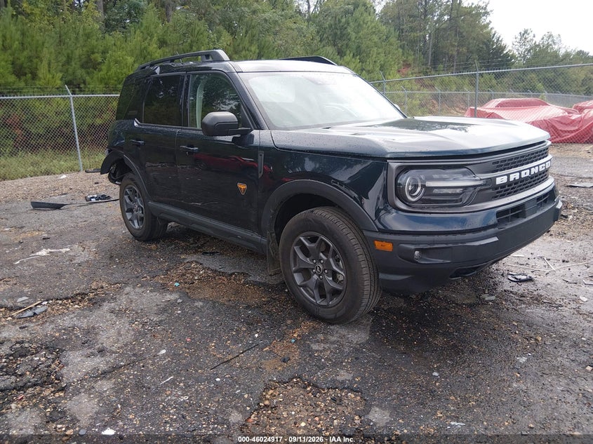 Vin: 3fmcr9d9xnrd00258, lot: 46524308, ford bronco sport badlands 2022 img_1