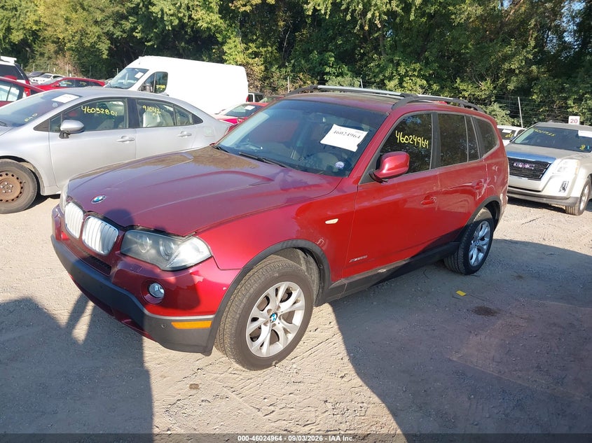 Vin: wbxoc9c4xawj38140, lot: 46524355, bmw x3 20102
