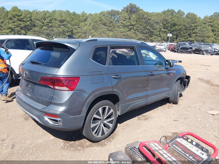 Vin: 3vvtx7b29nm019331, lot: 46524363, volkswagen taos 1.5t se 20224