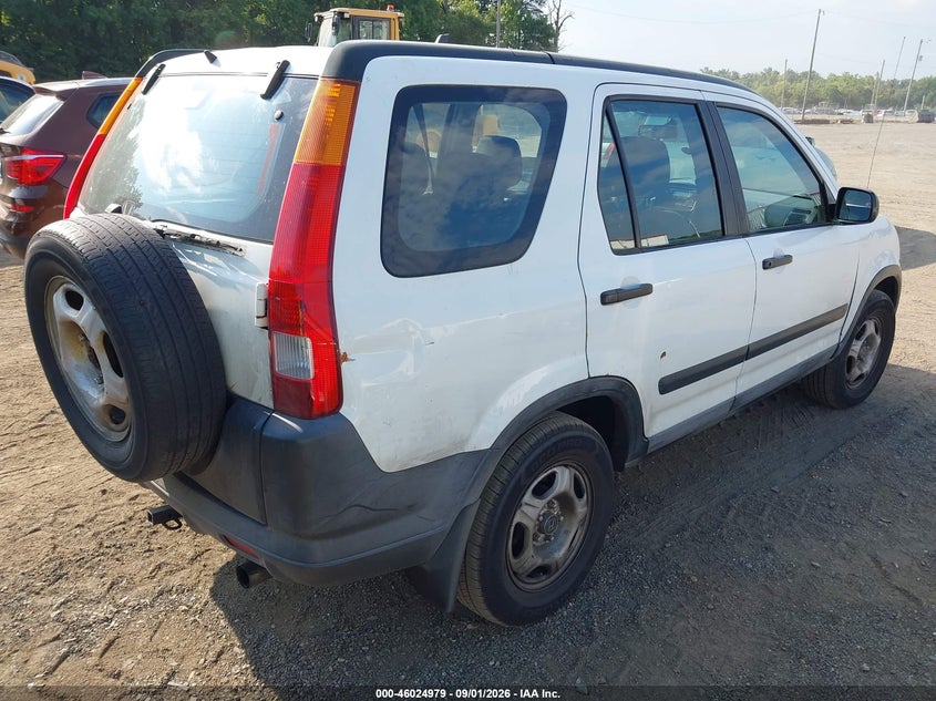 2004 HONDA CR-V SPORT UTILITY VEHICLE 2.4L I-4 DOHC, VVT, REGULAR , 160HP