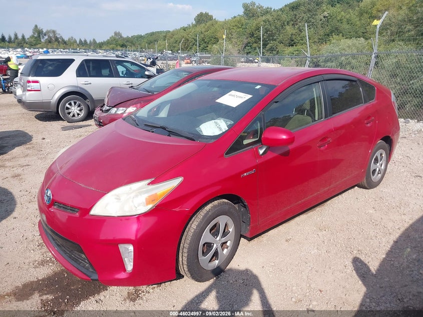 2013 TOYOTA PRIUS auction photo 2