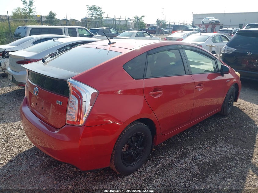 2013 TOYOTA PRIUS auction photo 4