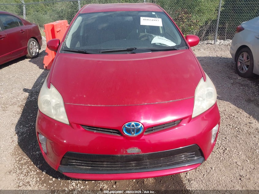 2013 TOYOTA PRIUS auction photo 6