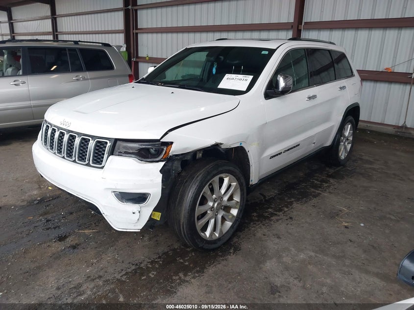 Vin: 1c4rjebg9hc609321, lot: 46524401, jeep grand cherokee limited 4x2 20172