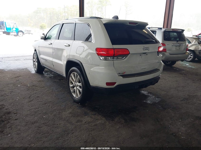 Vin: 1c4rjebg9hc609321, lot: 46524401, jeep grand cherokee limited 4x2 20173