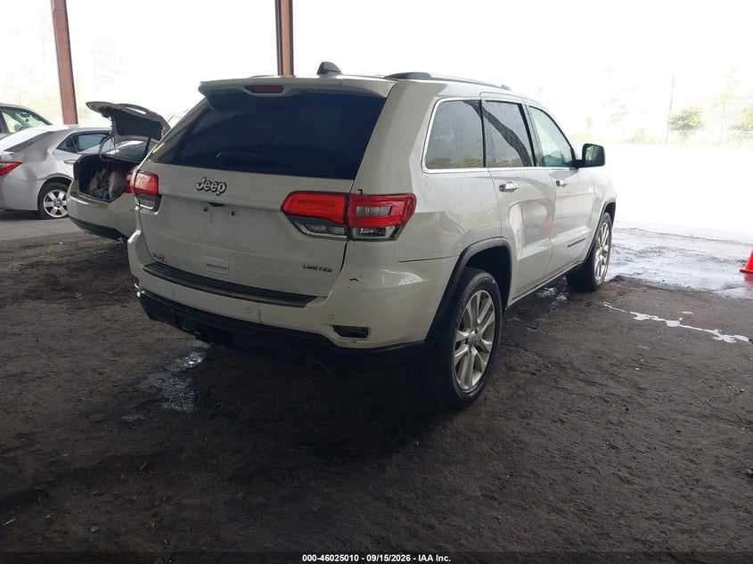 Vin: 1c4rjebg9hc609321, lot: 46524401, jeep grand cherokee limited 4x2 20174