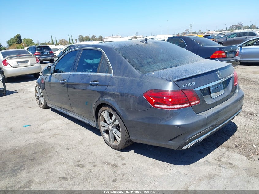 2014 MERCEDES-BENZ E 350 auction photo 3