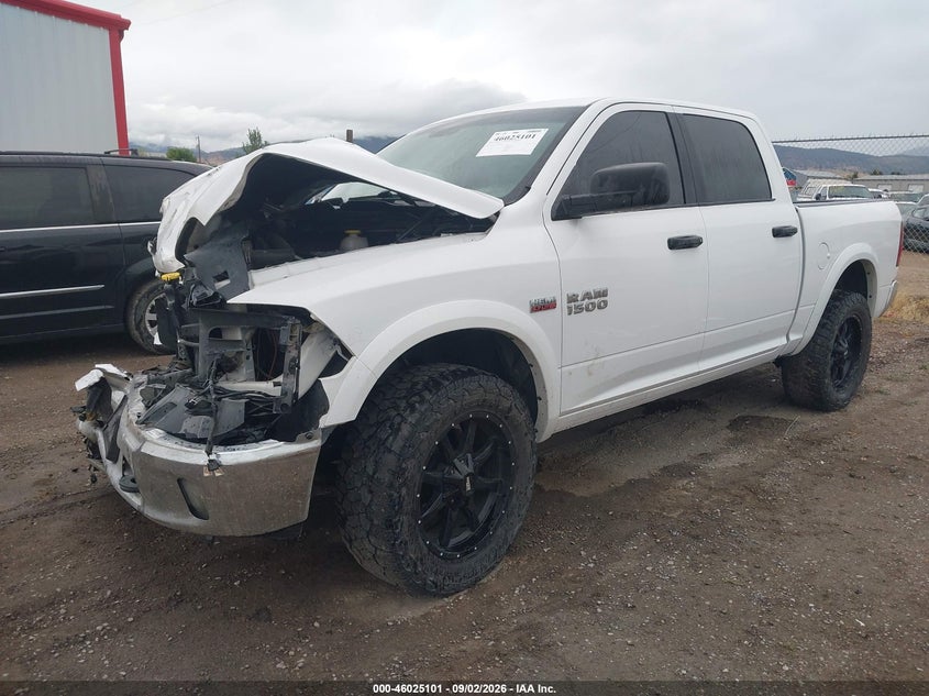 Vin: 1c6rr7ltxjs267283, lot: 46524491, ram 1500 slt 20182