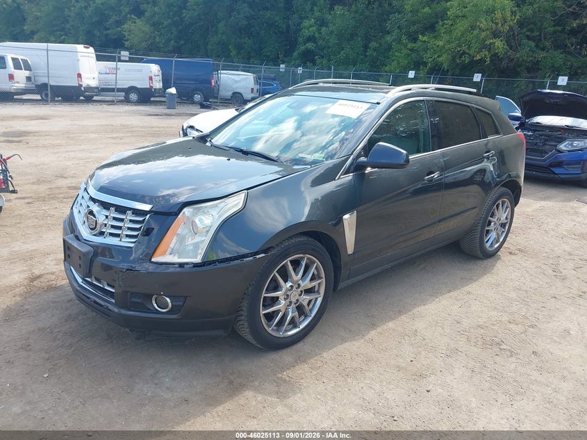 Vin: 3gyfnfe30es642164, lot: 46524504, cadillac srx performance collection 20142