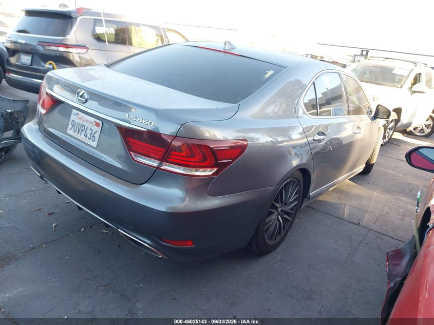 Vin: jthbl5ef5e5131282, lot: 46524534, lexus ls 460 20144
