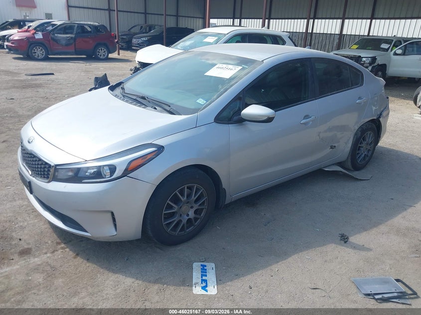 Vin: 3kpfk4a73je225478, lot: 46524558, kia forte lx 20182