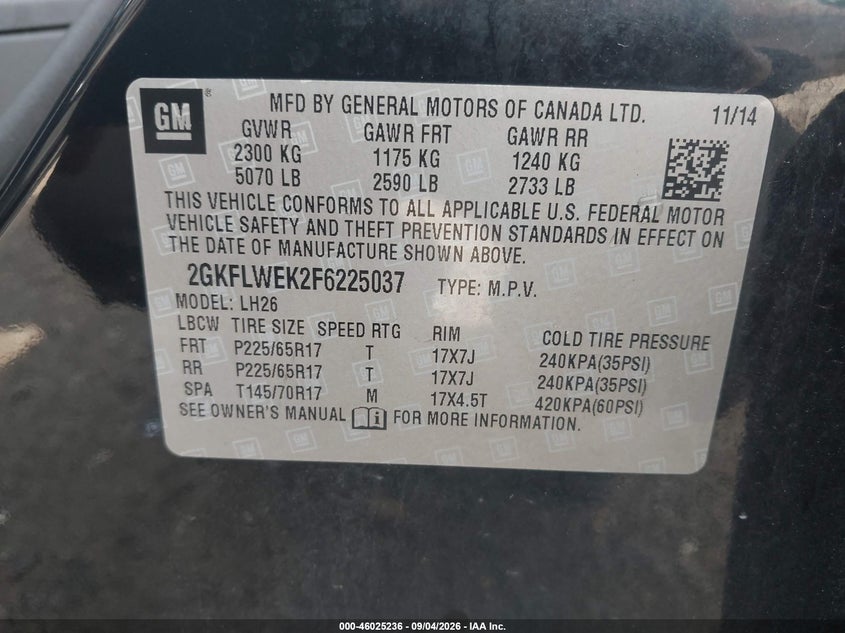 2015 GMC TERRAIN SLE-2 · Фото 9