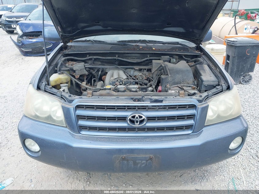 TOYOTA HIGHLANDER 2002 VIN JTEHF21A920049880