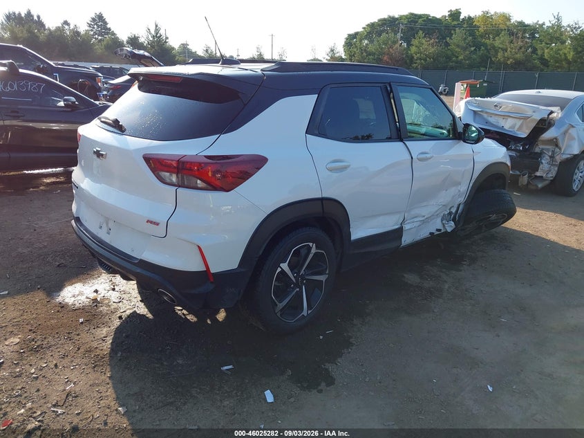 Vin: kl79mtsl5mb008882, lot: 46524673, chevrolet trailblazer fwd rs 20214