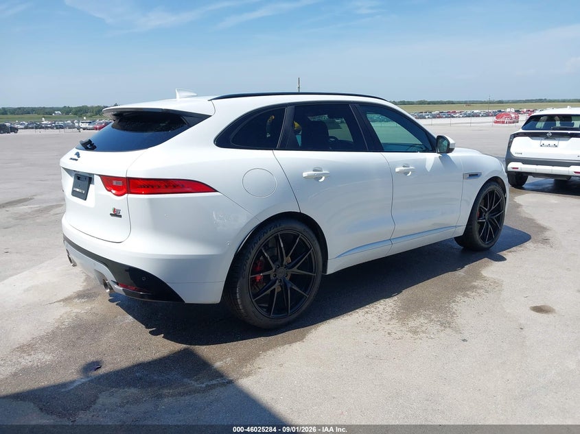 Vin: sadcm2fv0ka357423, lot: 46524675, jaguar f-pace s 20194