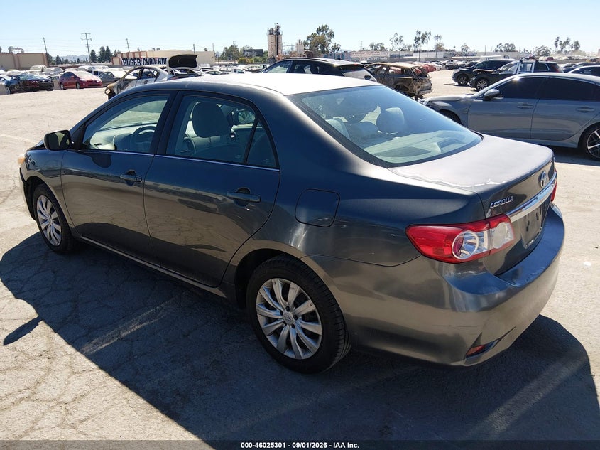 2013 TOYOTA COROLLA SEDAN 1.8L I-4 DOHC, VVT, REGULAR , 132HP