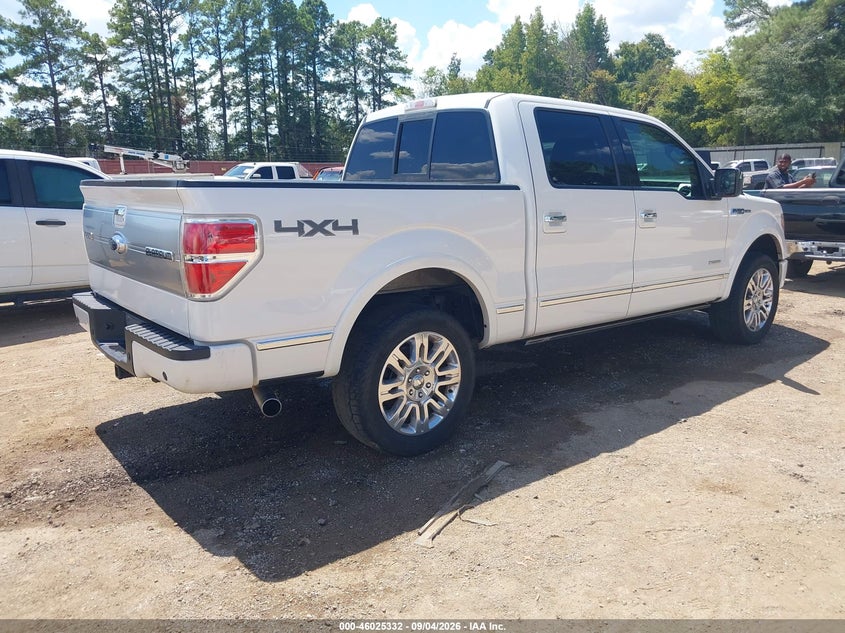 Vin: 1ftfw1et8cfa19706, lot: 46524723, ford f-150 platinum 20124