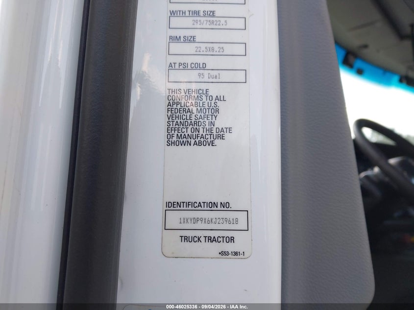 2019 KENWORTH T680 auction photo 8
