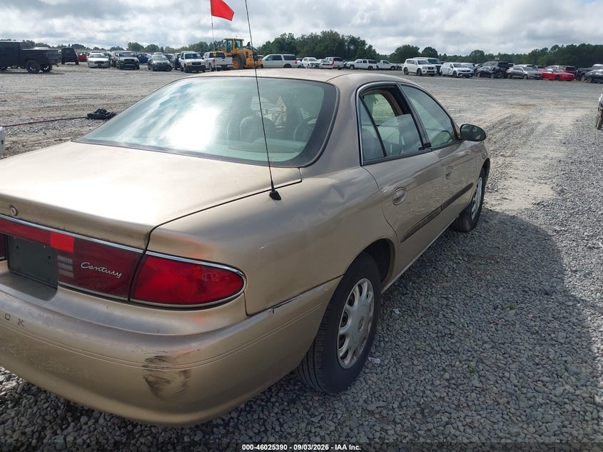 BUICK CENTURY 2005 VIN 2G4WS52J551107186