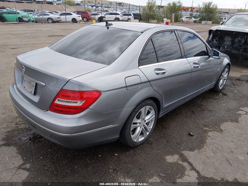 2012 MERCEDES-BENZ C 250 auction photo 4