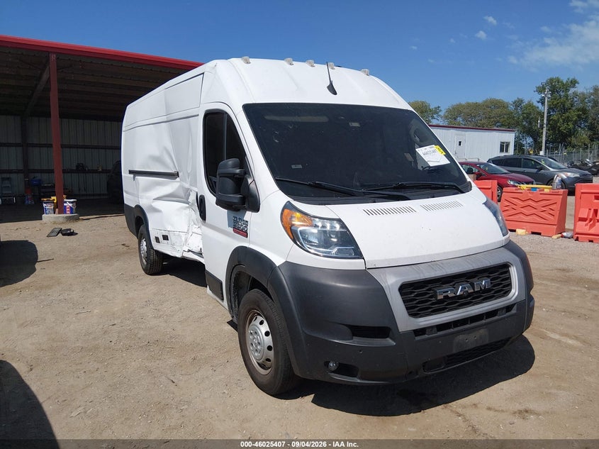 Vin: 3c6mrvjg6ne111772, lot: 46524798, ram promaster 3500 cargo van high roof 159 wb ext 2022 img_1