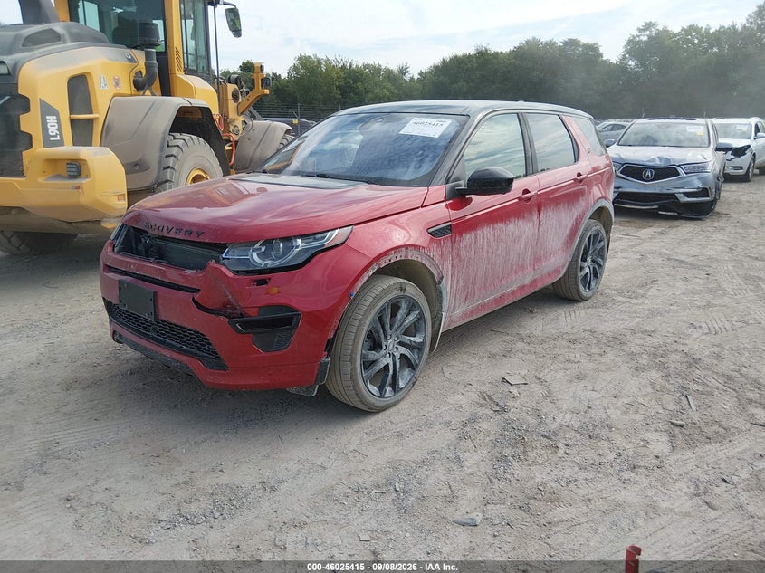 Vin: salcr2rx5jh754134, lot: 46524806, land rover discovery sport hse 20182