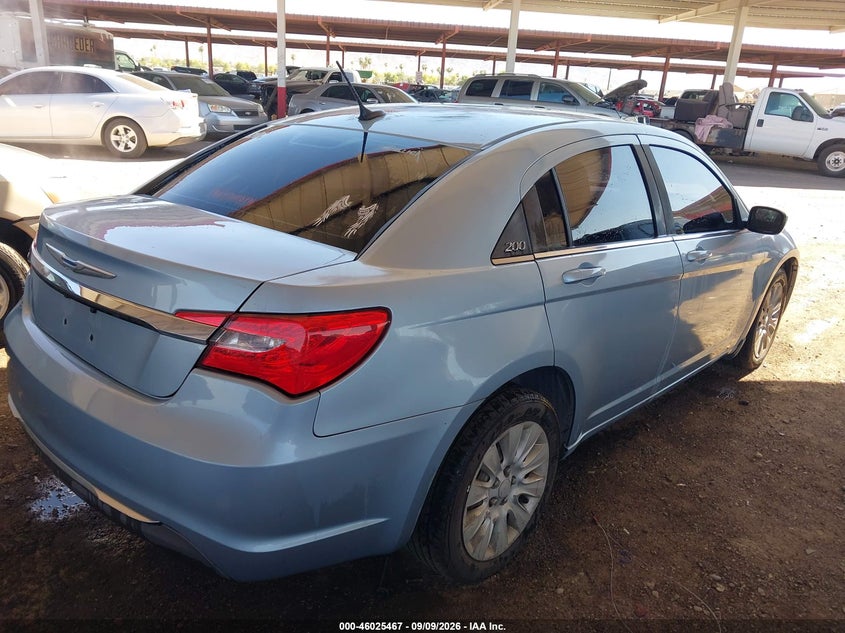 Vin: 1c3ccbab5cn273902, lot: 46524858, chrysler 200 lx 20124