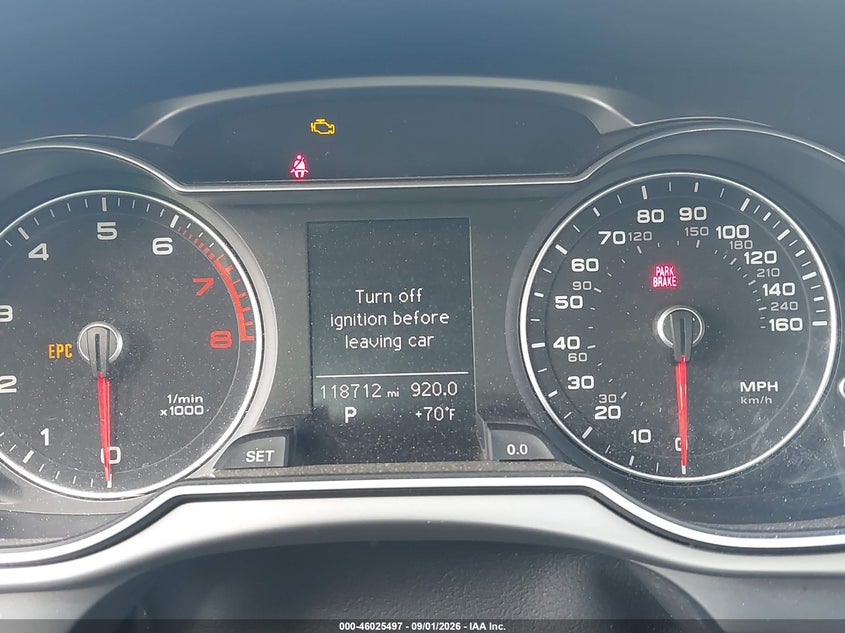 2013 AUDI A4 auction photo 7