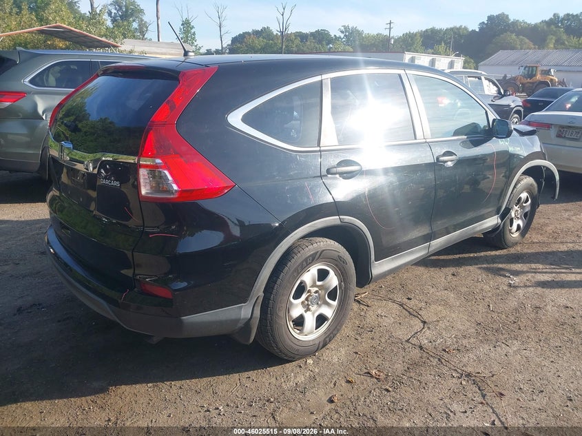 Vin: 3czrm3h35fg702888, lot: 46524906, honda cr-v lx 20154