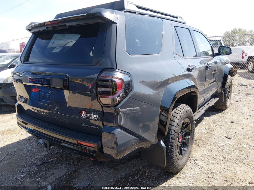 Vin: jtevb5br2t5028412, lot: 46524914, toyota 4runner hybrid trd pro 20264