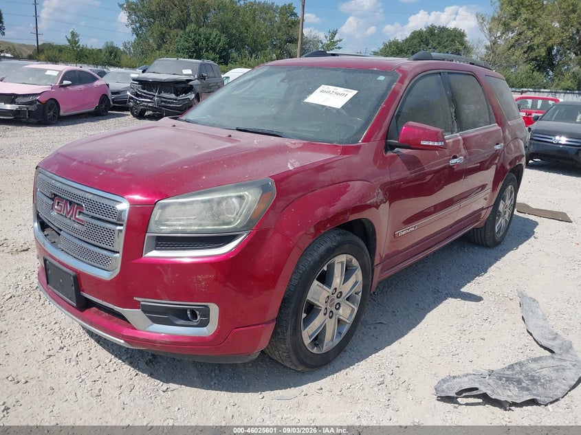 Vin: 1gkkvtkd9ej127833, lot: 46524992, gmc acadia denali 20142