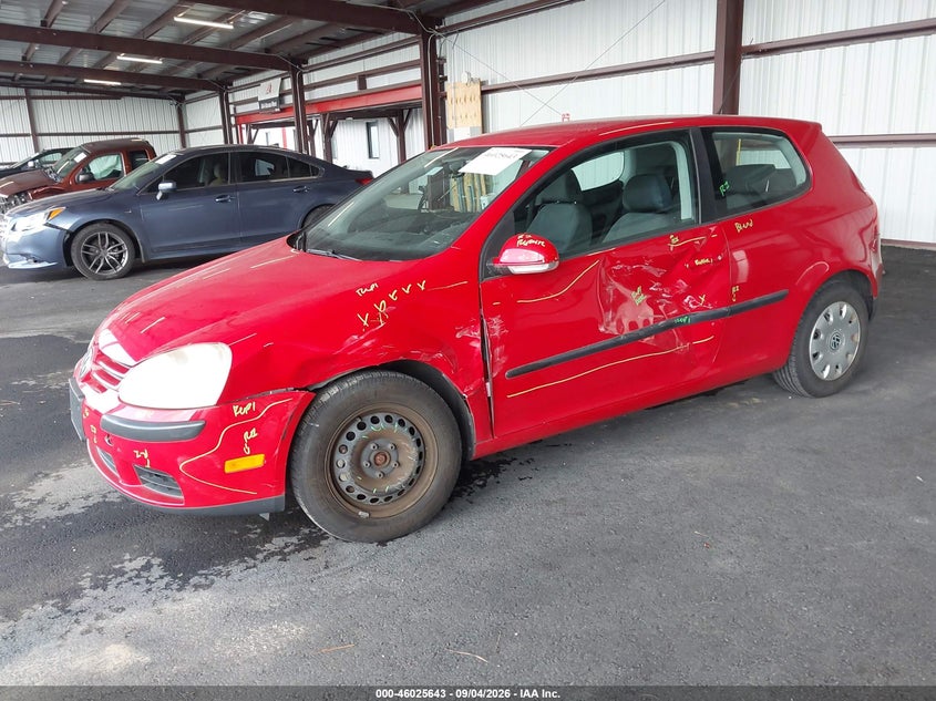 VOLKSWAGEN RABBIT 2007 VIN WVWAR71K67W025219