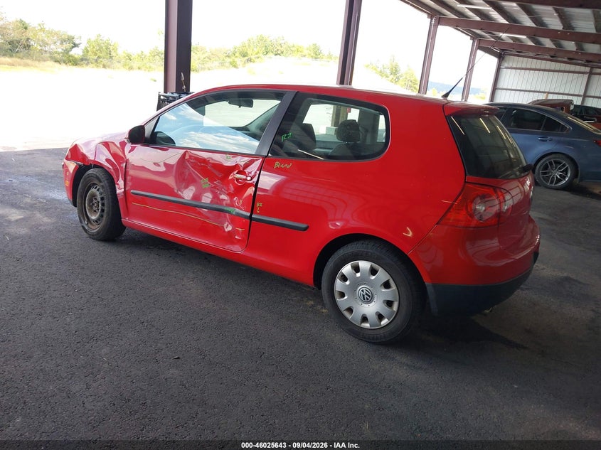 VOLKSWAGEN RABBIT 2007 VIN WVWAR71K67W025219