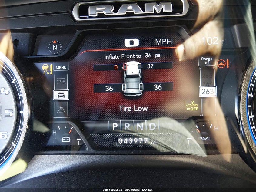 RAM 1500 2020 VIN 1C6SRFHT4LN191050