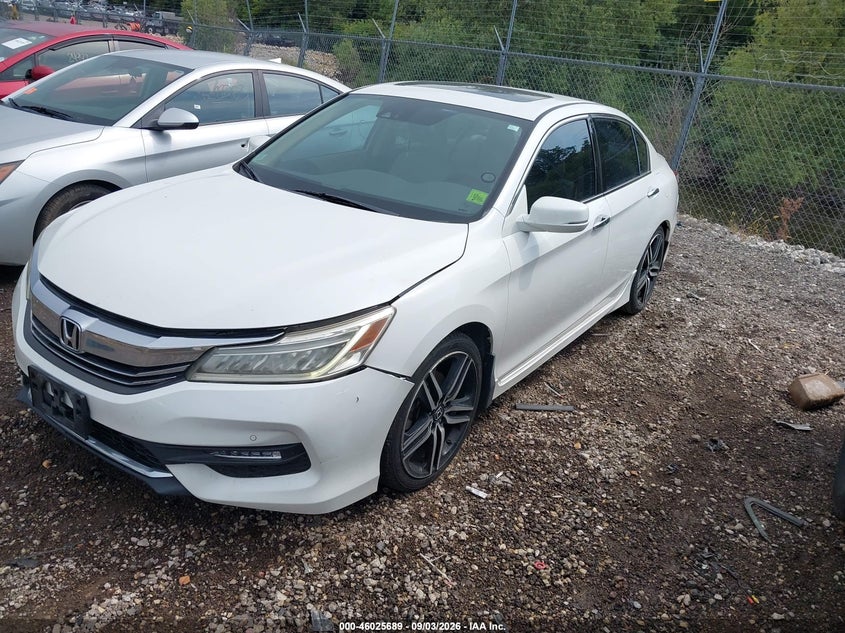 Vin: 1hgcr3f9xha033279, lot: 46525080, honda accord touring v6 20172
