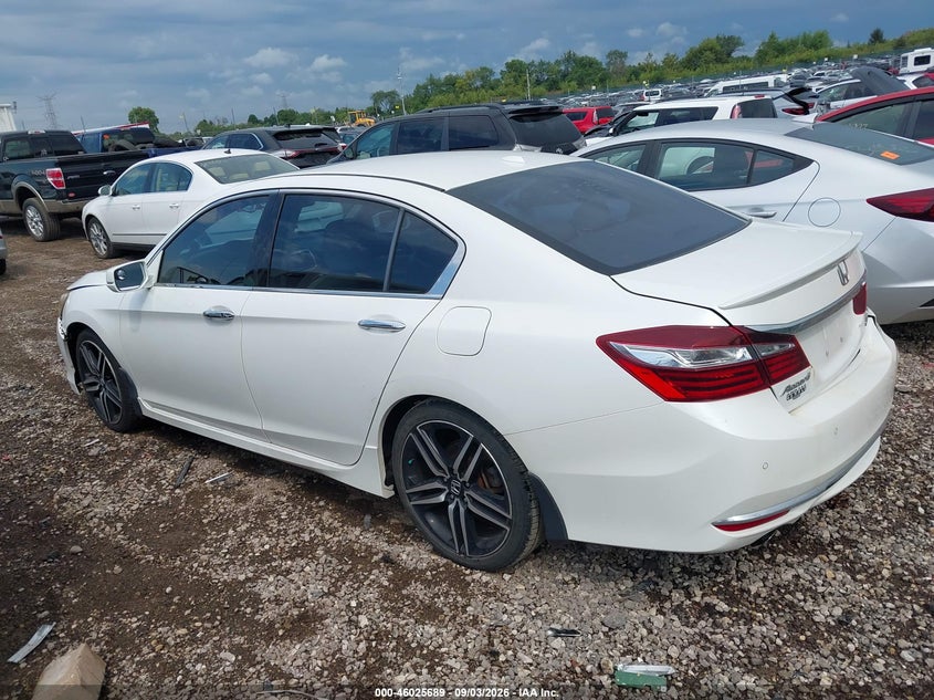 Vin: 1hgcr3f9xha033279, lot: 46525080, honda accord touring v6 20173