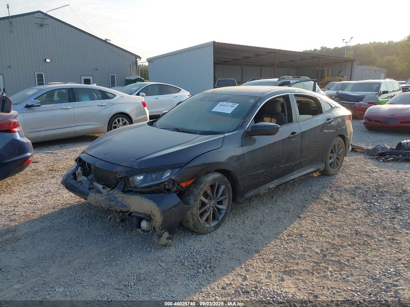 Vin: jhmfc1f71kx001002, lot: 46525131, honda civic ex-l 20192
