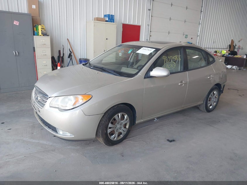 Vin: kmhdu4ad5au166275, lot: 46525207, hyundai elantra gls 20102