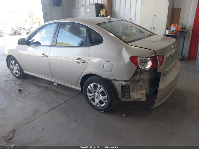 Vin: kmhdu4ad5au166275, lot: 46525207, hyundai elantra gls 20103
