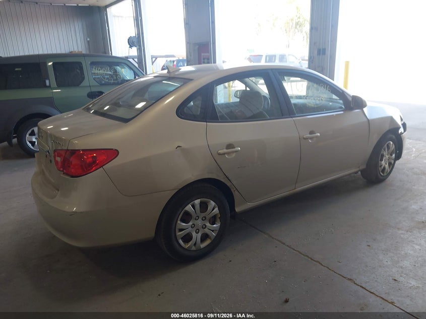 Vin: kmhdu4ad5au166275, lot: 46525207, hyundai elantra gls 20104
