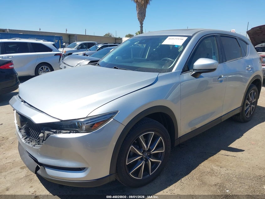 Vin: jm3kfadm4j1400138, lot: 46525321, mazda cx-5 grand touring 20182