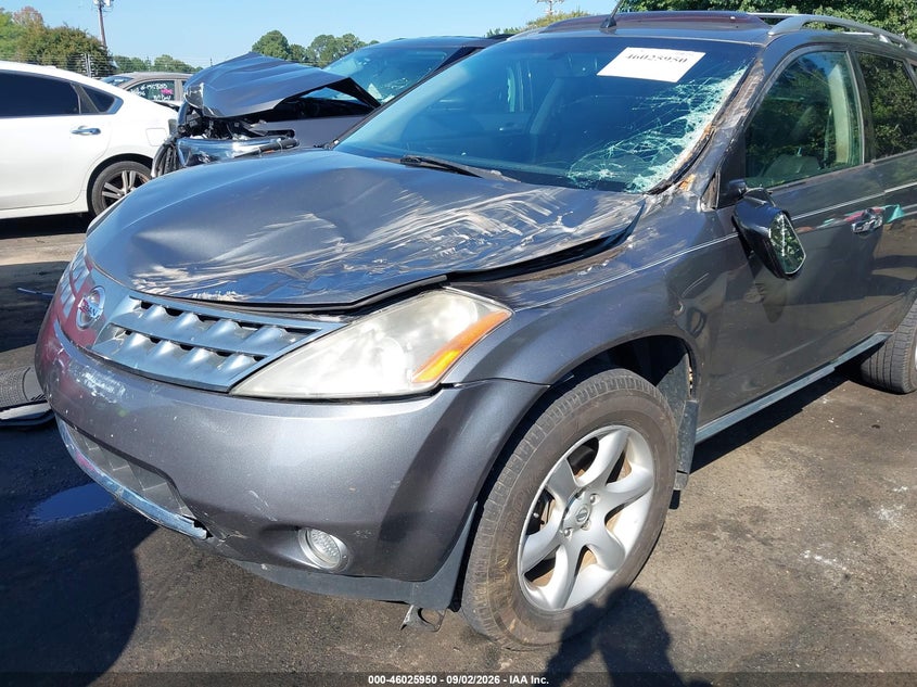NISSAN MURANO 2007 VIN JN8AZ08W07W617185