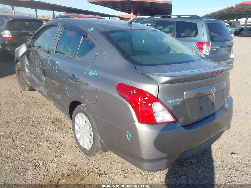 Vin: 3n1cn7ap8gl818174, lot: 46525372, nissan versa 1.6 s+ 20163