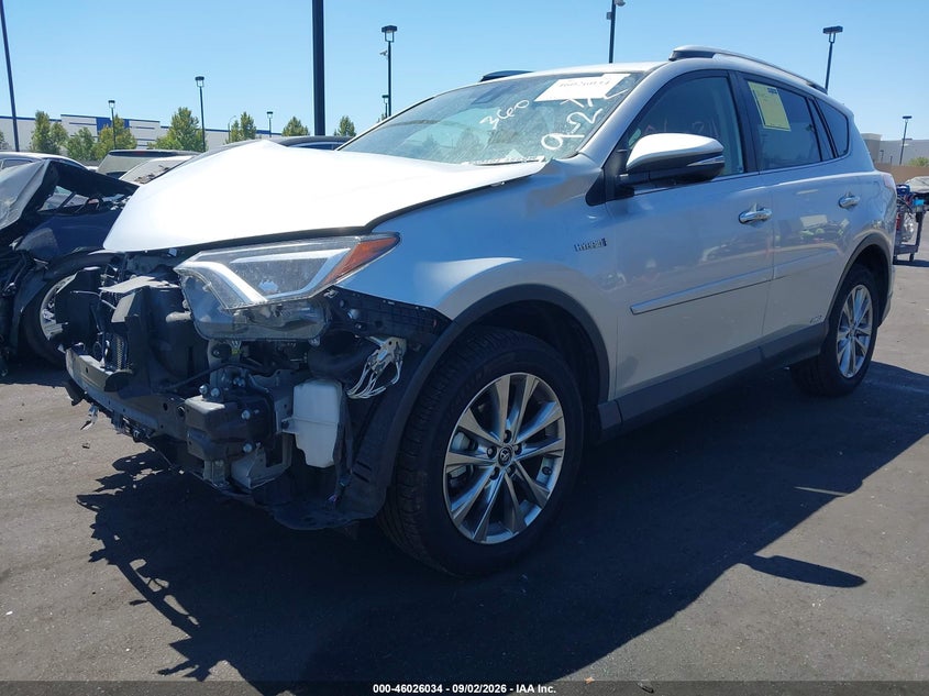 Vin: jtmdjrev8gd050154, lot: 46525425, toyota rav4 hybrid limited 20162
