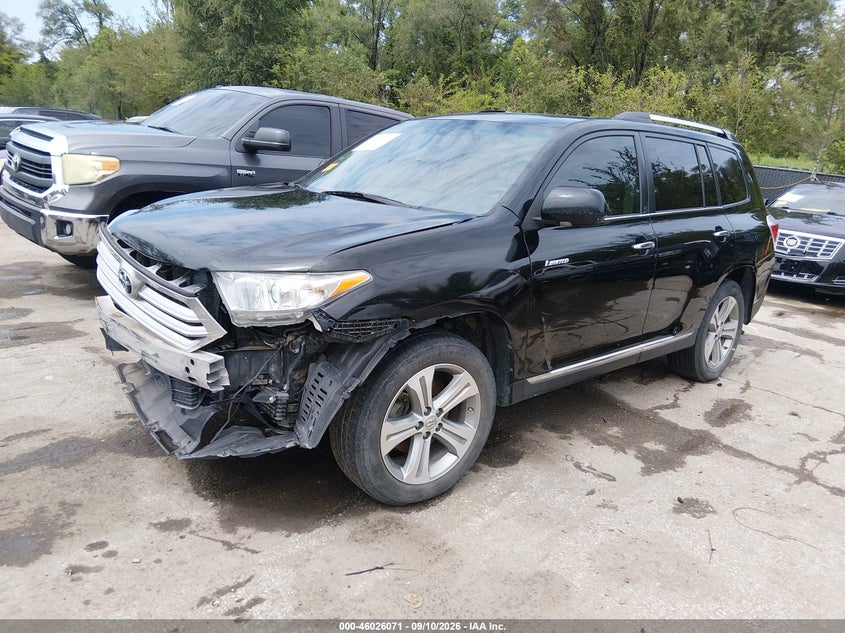 Vin: 5tddk3eh4ds270413, lot: 46525462, toyota highlander limited v6 20132