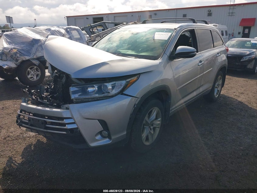 Vin: 5tddzrfh2hs432445, lot: 46525514, toyota highlander limited 20172