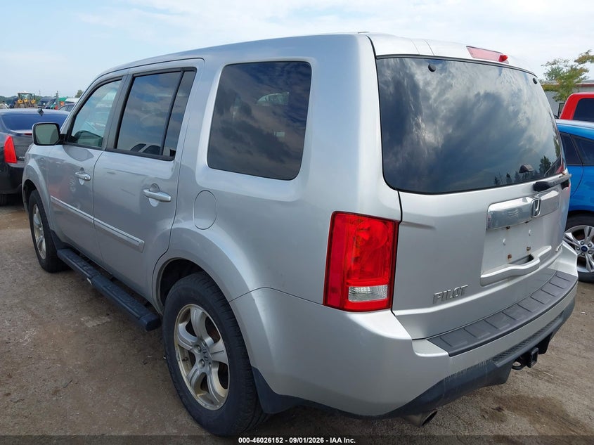 Vin: 5fnyf4h59fb048308, lot: 46525543, honda pilot ex-l 20153