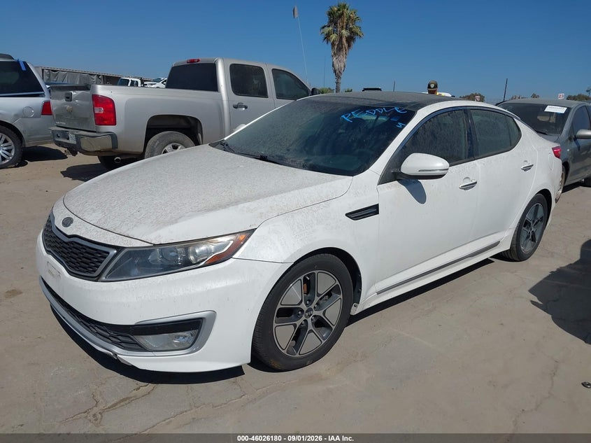 2012 KIA OPTIMA HYBRID auction photo 2