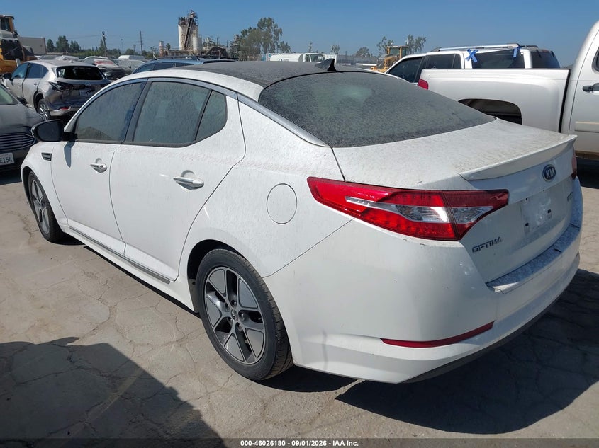 2012 KIA OPTIMA HYBRID auction photo 3
