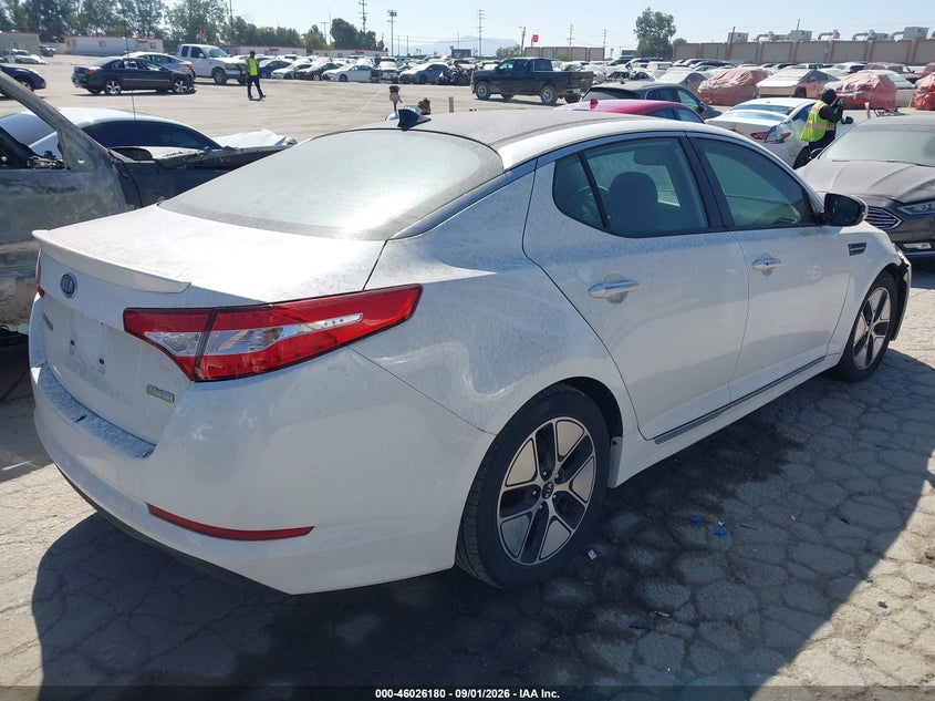 2012 KIA OPTIMA HYBRID auction photo 4